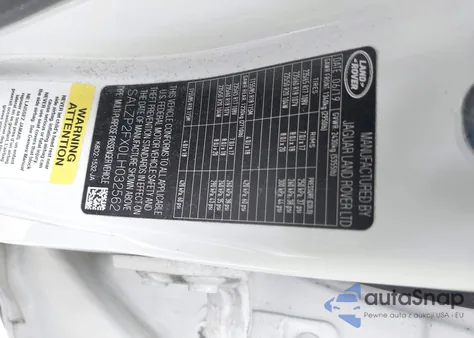 2020 Land Rover Range Rover Evoque Se from USA, damaged, VIN SALZP2FX0LH032562